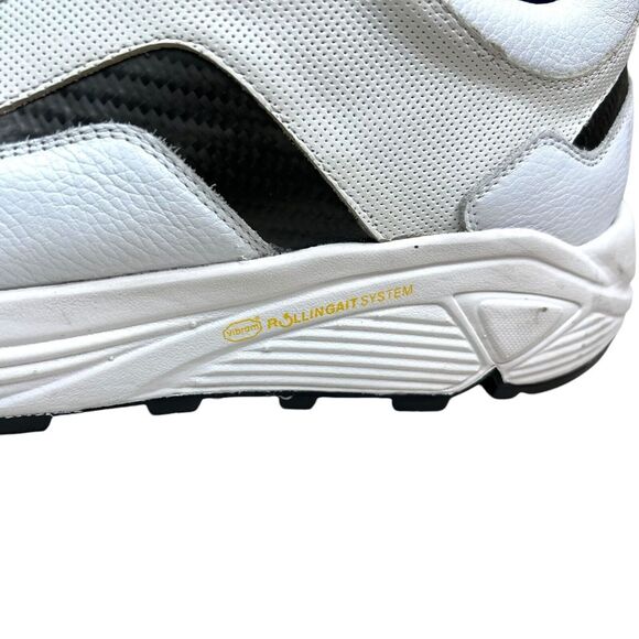 RDB LA Mens Runner Sneakers Perforated Breathable Vamp Vibram Soles White Size 8 main image 6